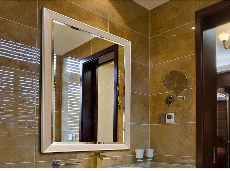 众想 浴室镜卫浴镜子酒店镜子家居镜子装饰欧式镜子镜子壁挂5006