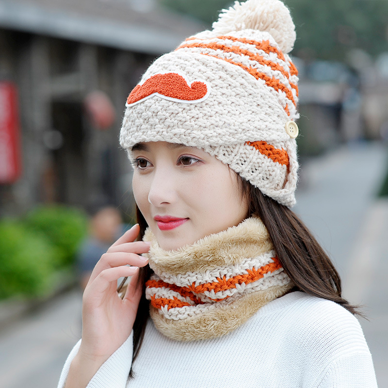 female korean knit hat autumn and winter outdoor plus velvet warm beard cycling wool hat ear protection warm hat single hat
female korean knit hat autumn and winter outdoor plus velvet warm beard cycling wool hat ear protection warm hat single hat