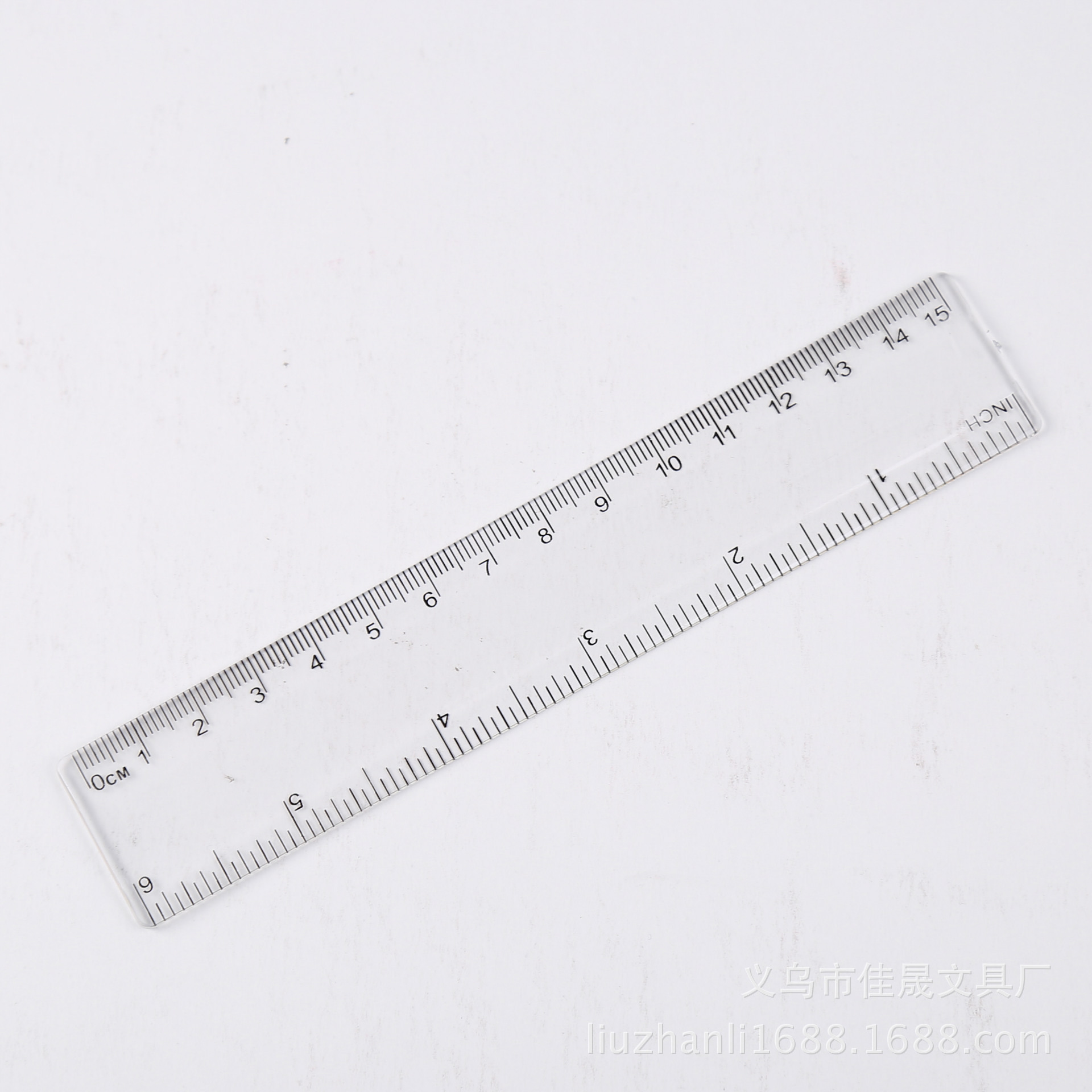 15厘米直尺 20公分透明直尺 塑料尺子 15cm直尺 义乌直尺厂家