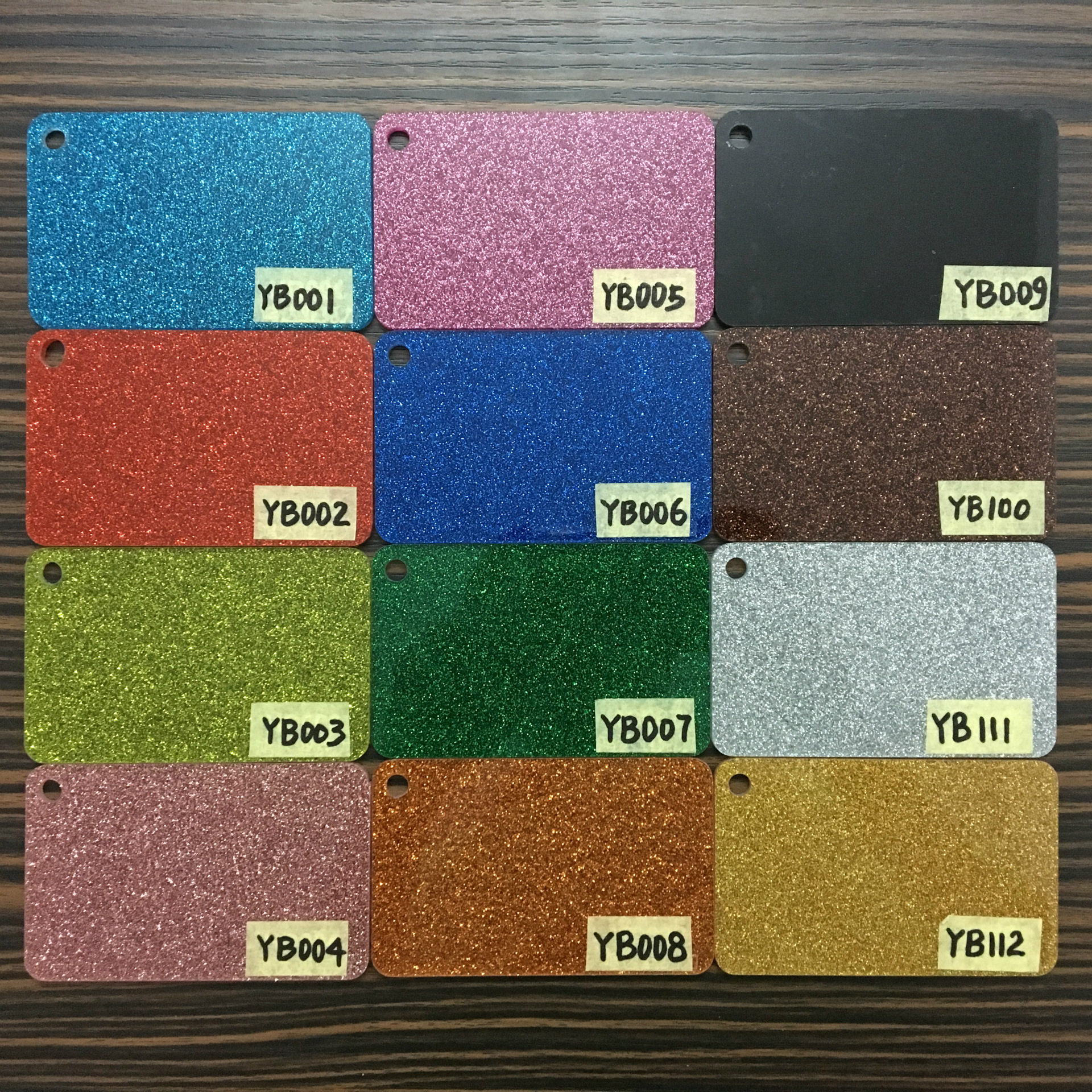 厂家批发定制亚克力板  创意花纹半透pmma细砂金闪银橱柜门板