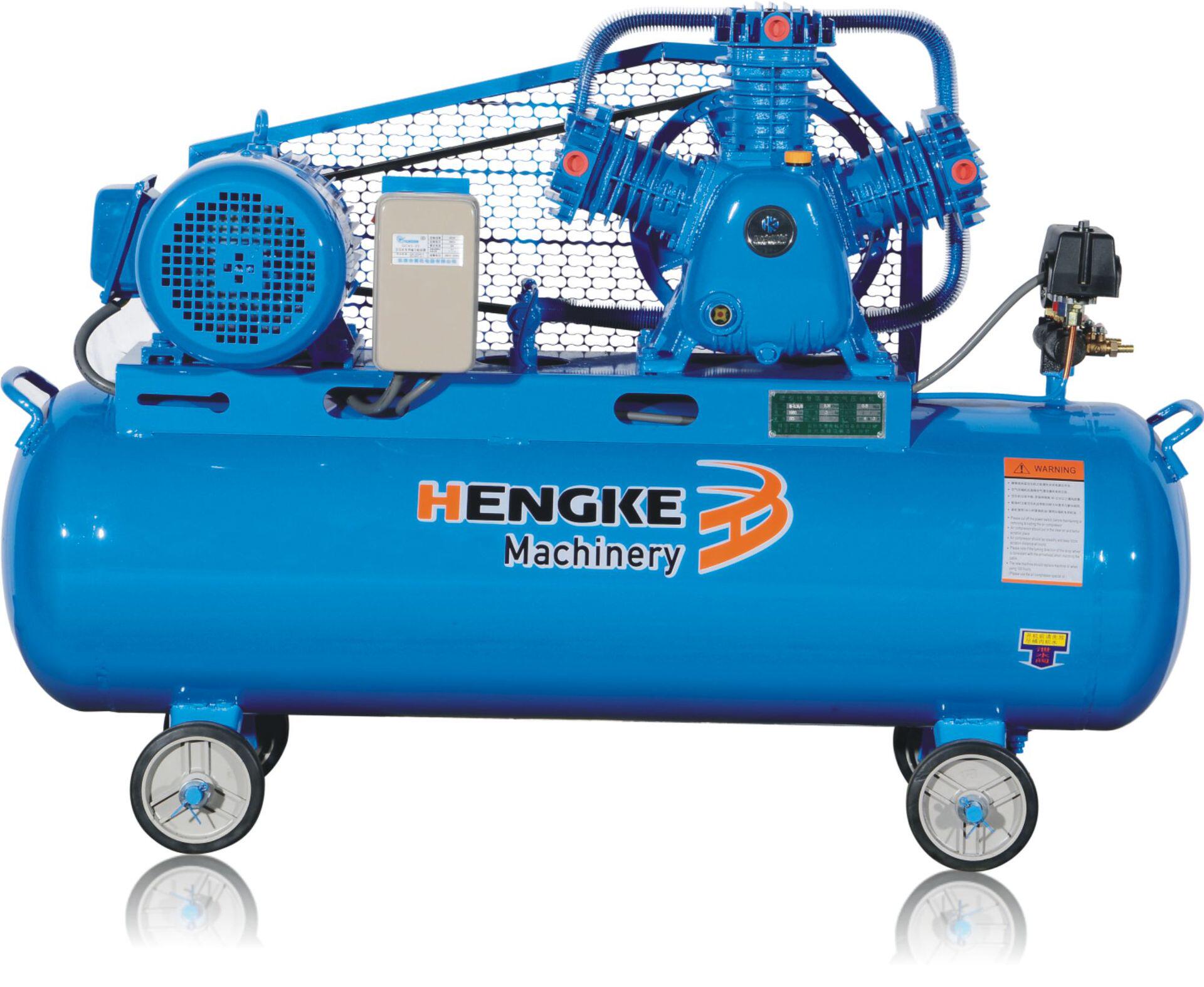 220v380v3kw移动式压缩机 活塞式压缩机 w-0.36/8机油润滑空压机