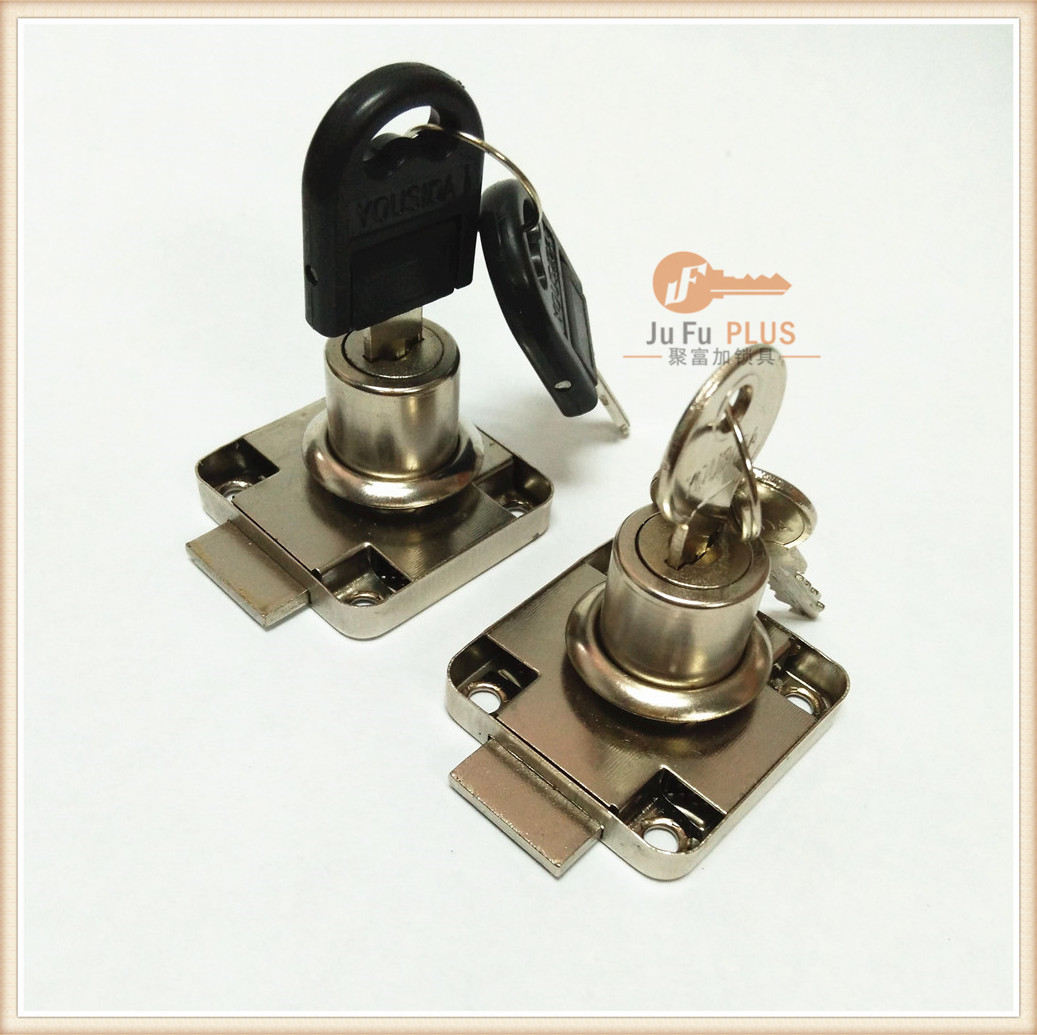 138-22(全铁) 铁皮柜锁 办公台家具锁 方舌抽屉锁 圆轴锁 直销