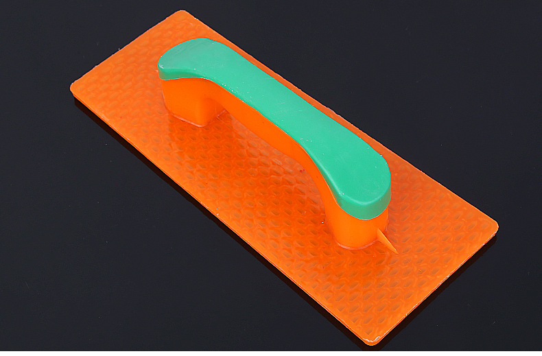 黄色小抹子批发 白色塑料灰板 抹泥板建筑泥工工具小号泥抹腻子板