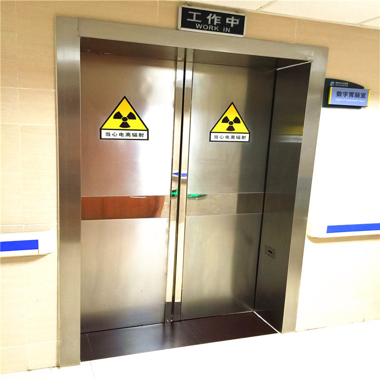 供应定制医院防辐射铅门平移防护门平开铅门厂家 多种铅当量定制