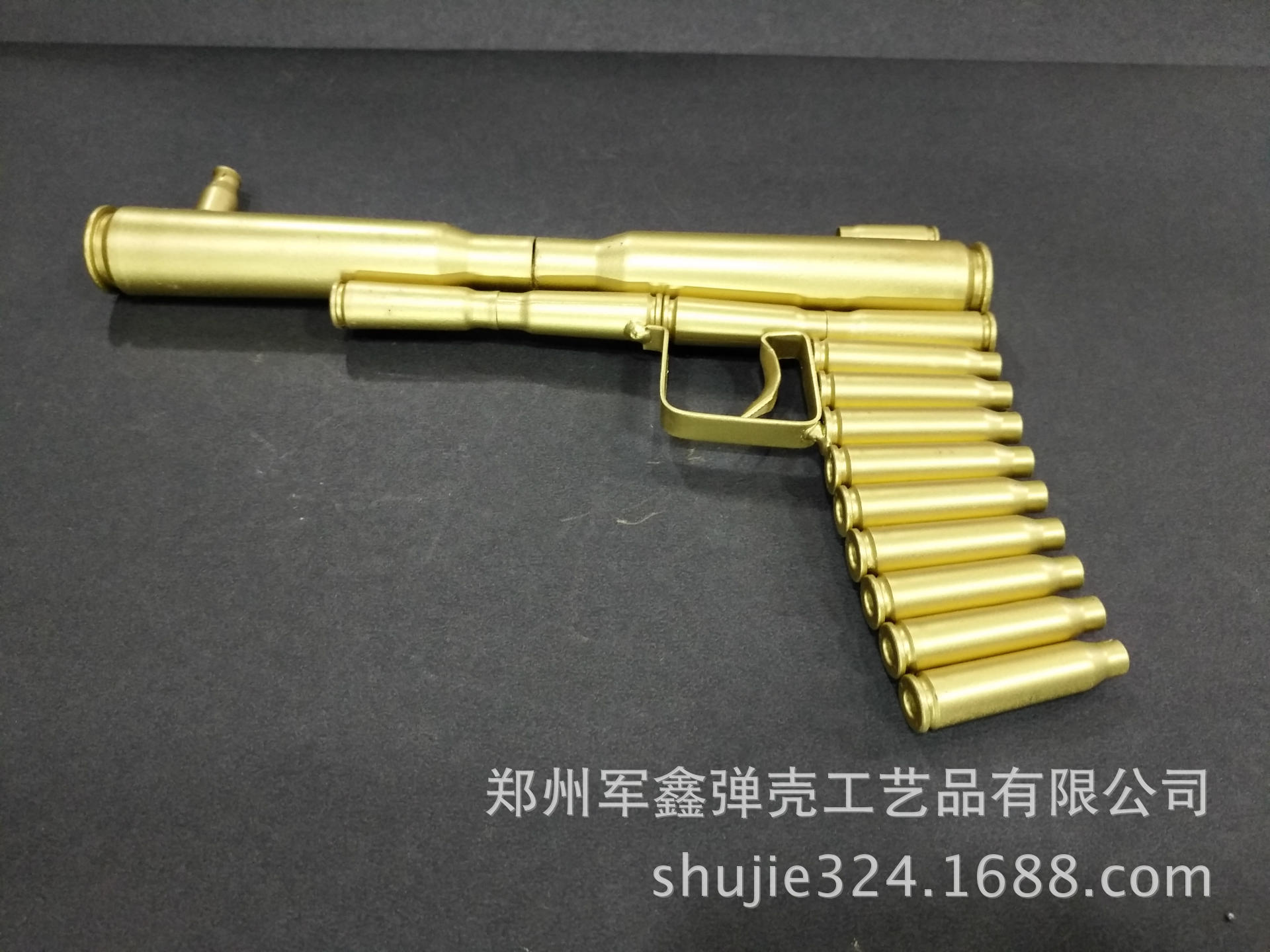 批发弹壳工艺品新款儿童小枪玩具模型郑州军鑫弹壳工艺军事模型
