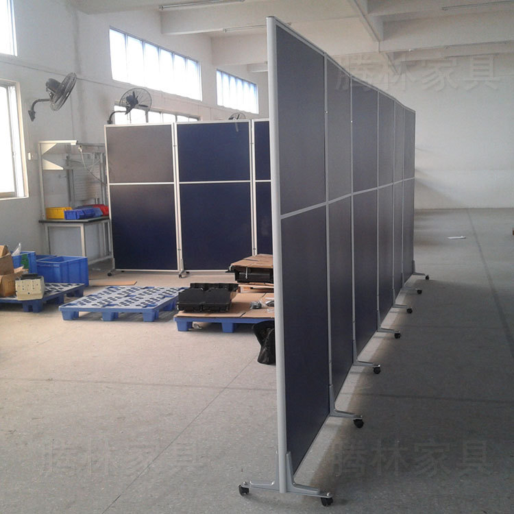铝合金折叠屏风隔断 仓库 厂房隔断 办公家具厂家直销活动隔断