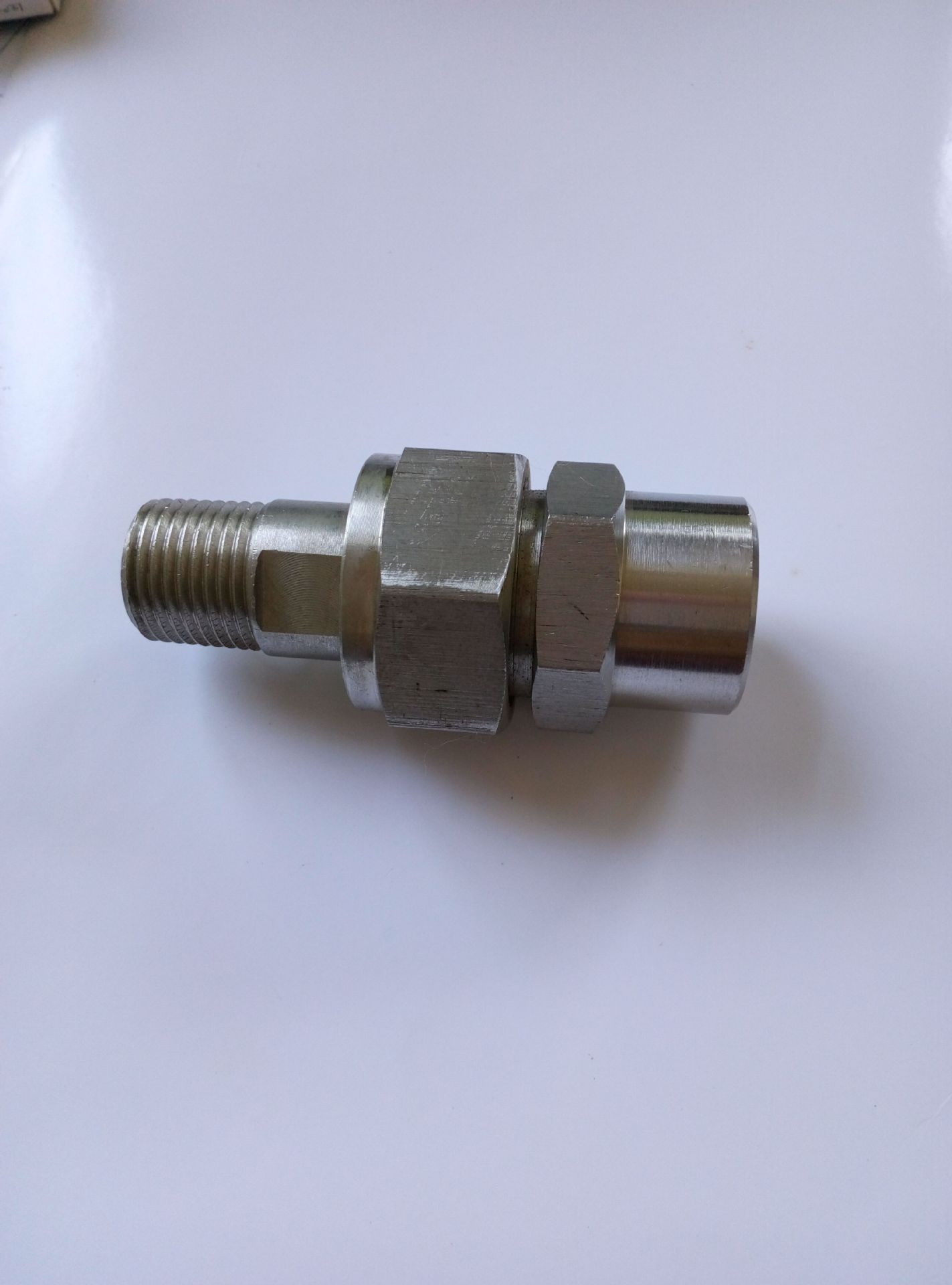 外螺纹接头_生产定制dn5-15外螺纹接头 20#不锈钢高压活接头 - 阿里巴