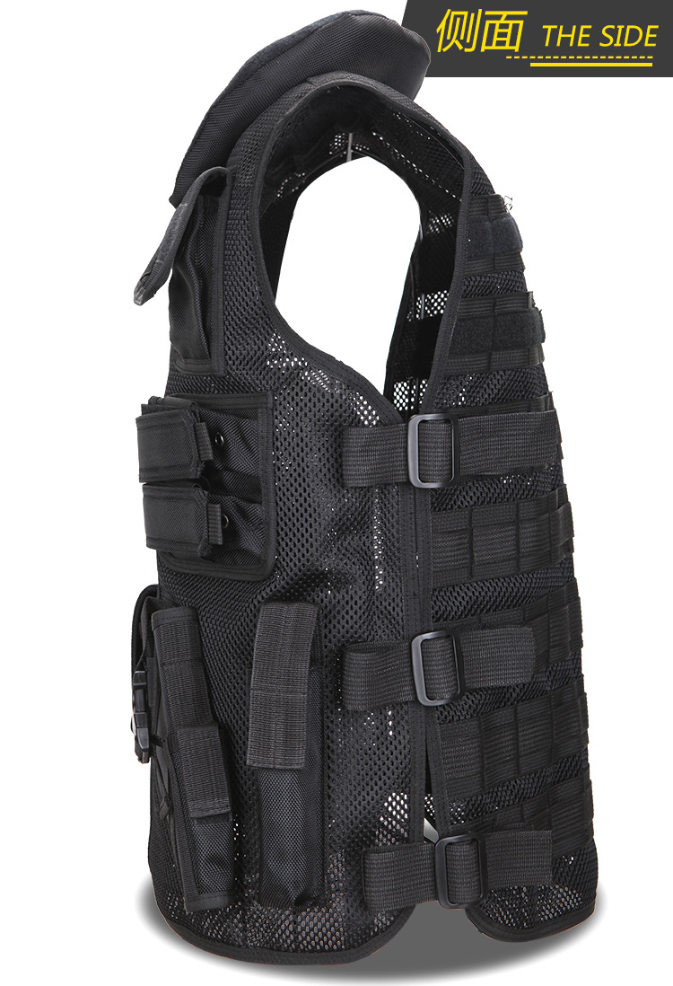 厂家批发 透气网状作训马甲战术背心安保训练巡逻cs野战作战装备