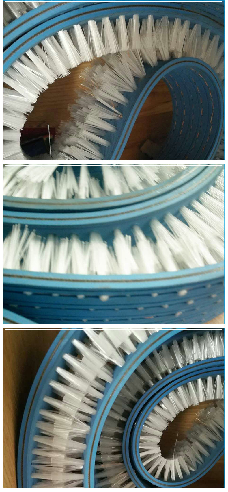 直销优选平面皮带毛刷 环形输送毛刷鬃毛清洗刷工业定制毛刷