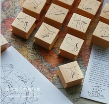 信的恋人 叶子的诗木质印章 创意复古手帐日记