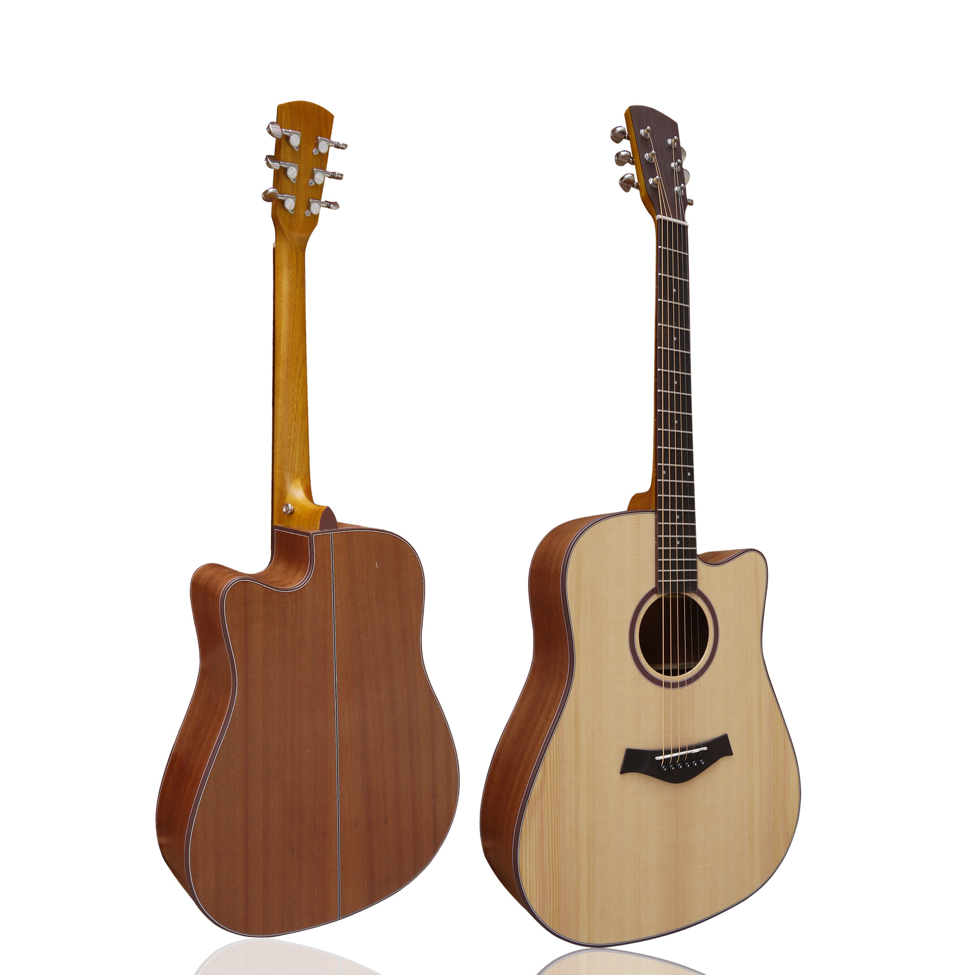 单板木吉他41寸民谣吉他单板吉他民谣弹唱吉他初学者入门单板