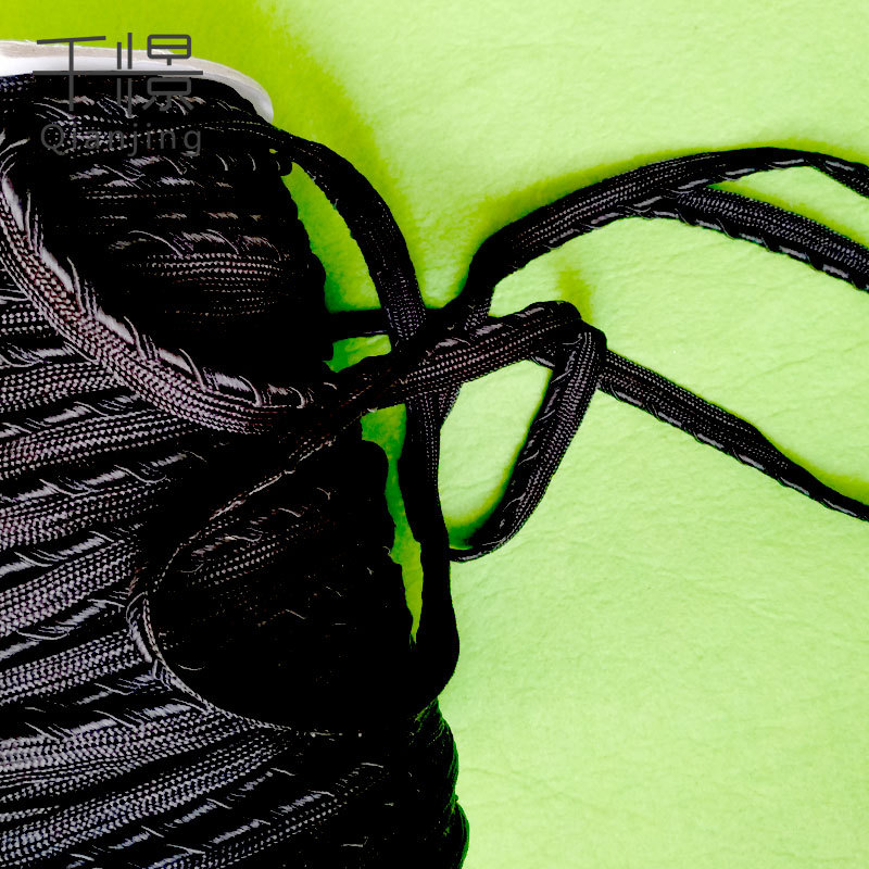 qwc06 黑色包芯线镶边嵌条带 服饰家纺辅料滚边牙子带子母带