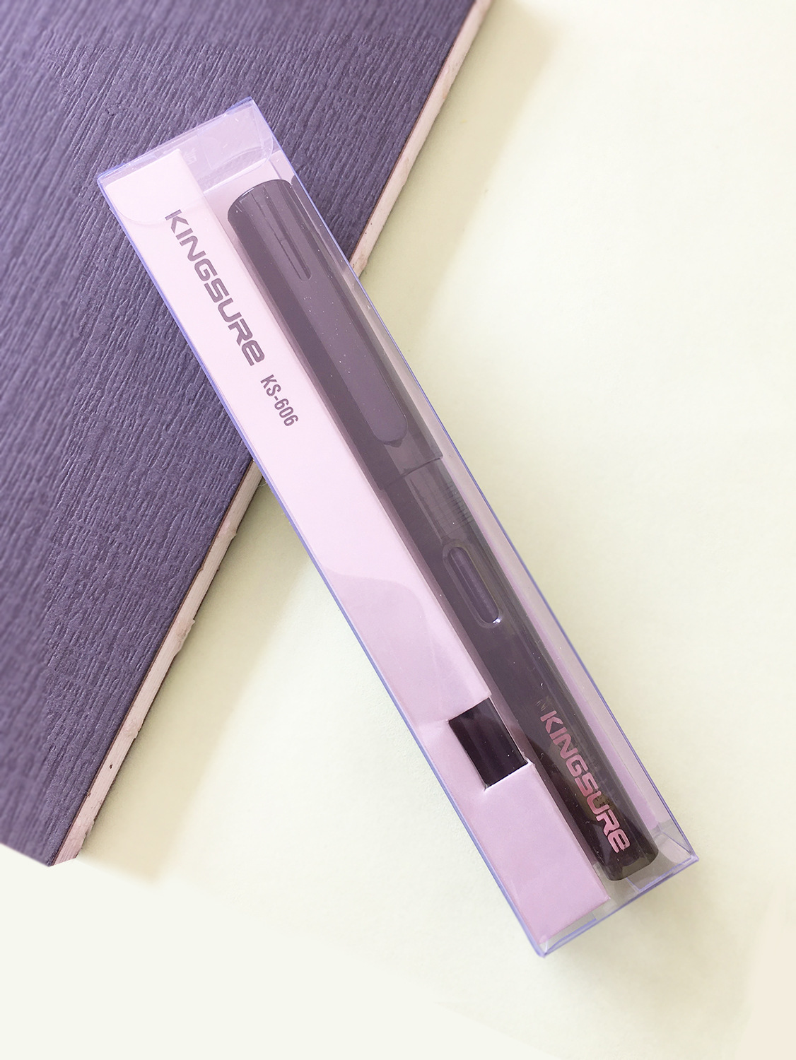 厂家直销 金硕钢笔ks-606全透明钢笔直液式彩色钢笔吸墨换囊钢笔