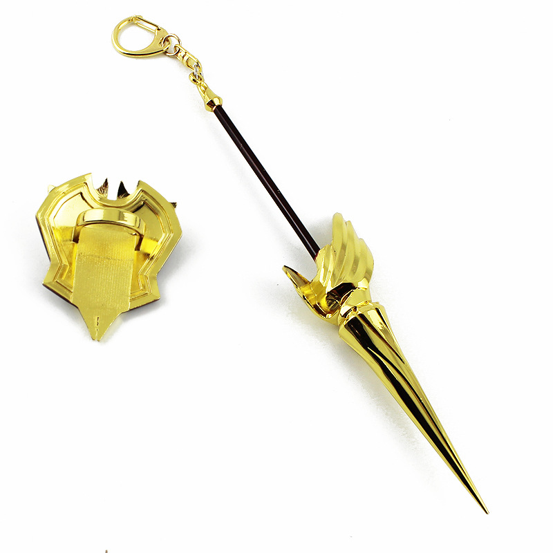 王者周边 雅典娜圣域余晖武器套装 18厘米合金兵器