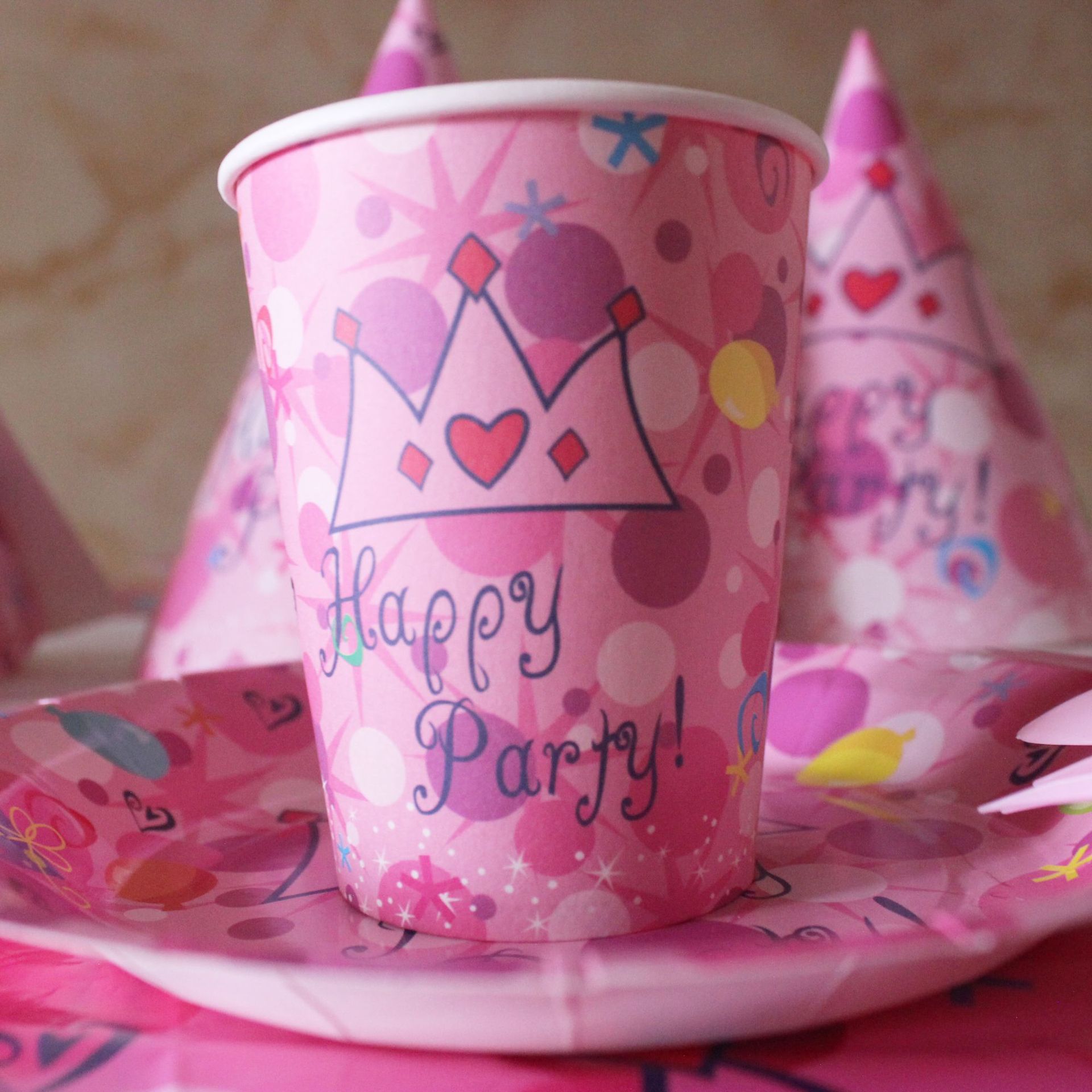 新款恐龙三件套纸盘纸杯纸巾套装 生日派对用品场景布置装饰套装0