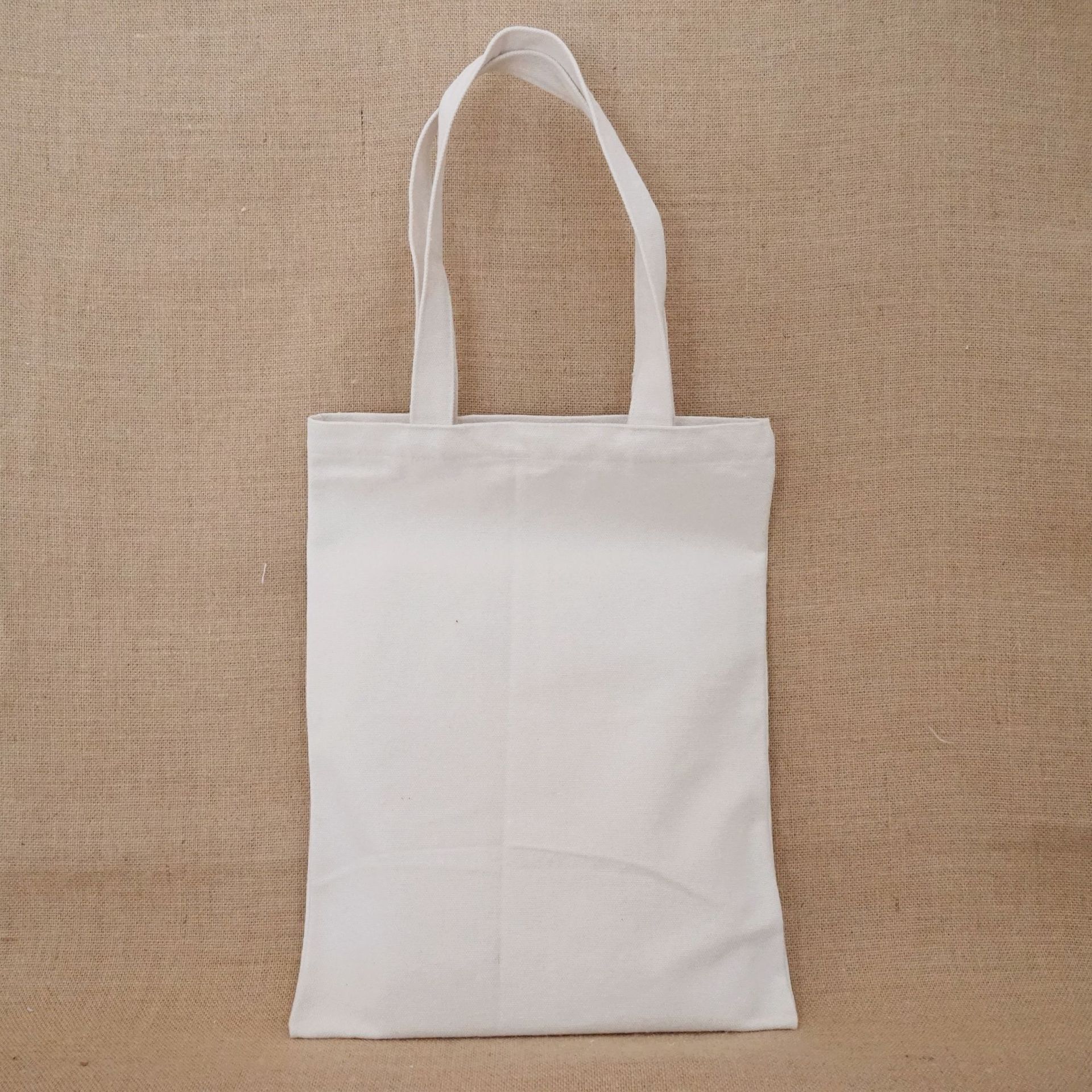 现货12安单肩半漂厚帆布袋定制手提购物袋女包定制logo图案