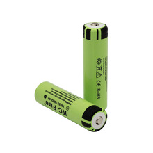 KC Fire18650锂电池 不带保护板充电式3.7V尖头强光手电筒锂电池