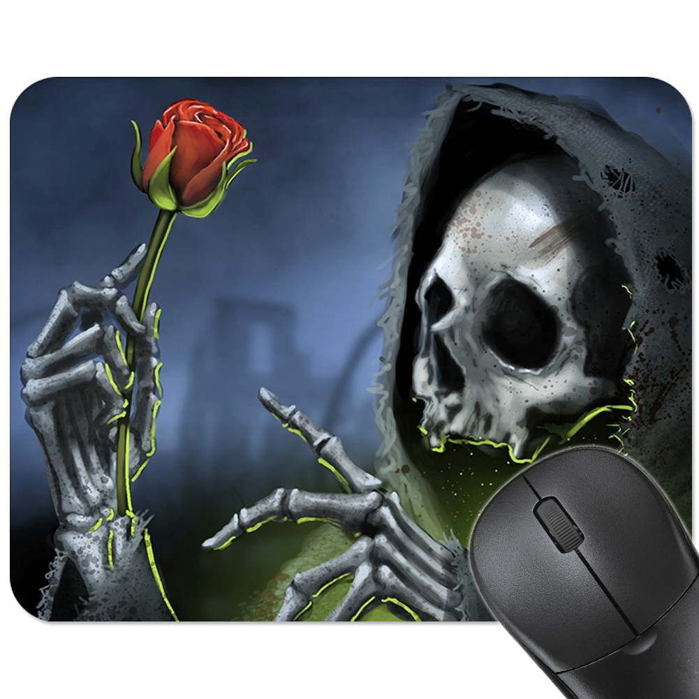 玫瑰花骷髅头