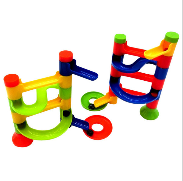 magic tracks拼装diy百变积木魔术夜光多变轨道车儿童玩具外贸