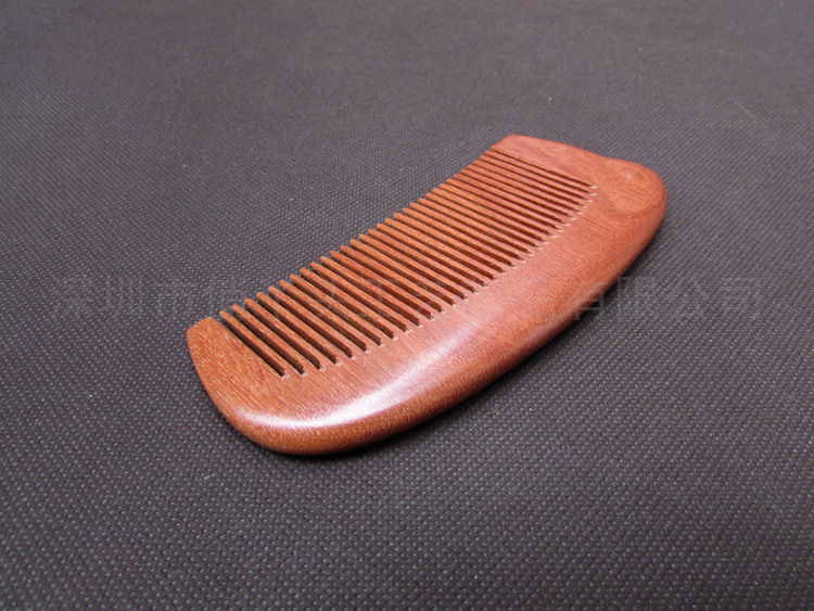 专业供应精品美发小叶红檀木梳创意红木梳子红檀木梳批发红檀木梳