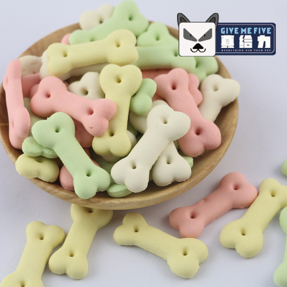 宠物零食狗饼干1000g 肉汁趣味酥 奶味小馒头多种 批发狗零食饼干