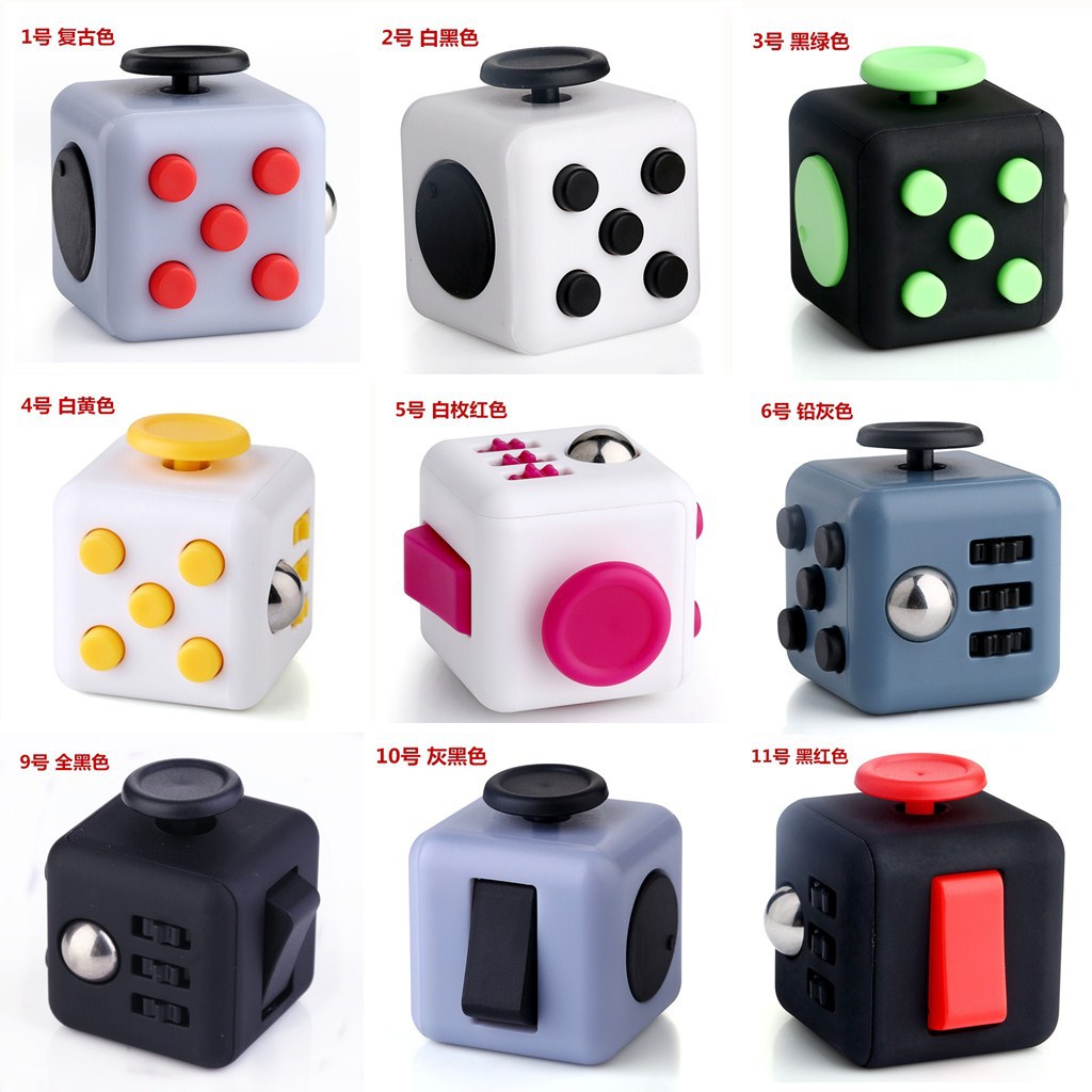 美国fidget cube 减压魔方抗压力烦躁骰子可diy益智创意玩具礼品