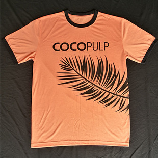 厂家定做150g 撞色黑领边纯涤纱短袖单色丝网印刷印花t恤衫