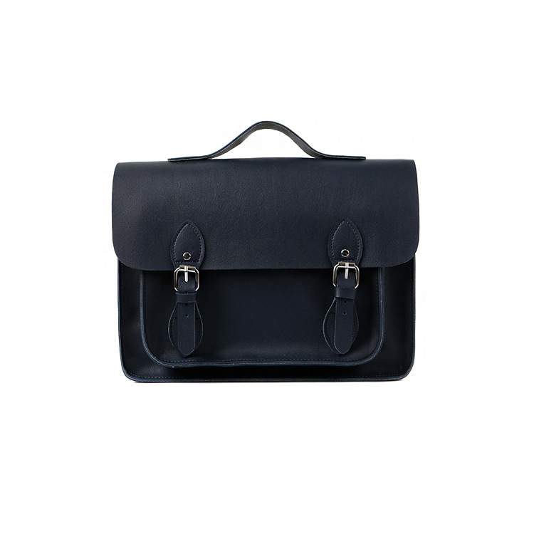 New Korean Style Pu Leather Men's Handbag Retro Men's Shoulder Bag Fashion Crossbody Cambridge Handbag Large Capacity
