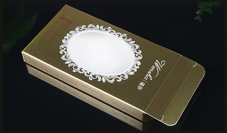 逆向uv银卡纸化妆品折盒包装盒开窗纸盒化妆品折盒厂价定制