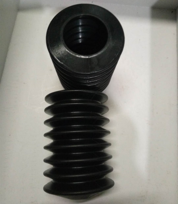 源厂非标定做 橡胶伸缩套 轴用防尘套 波纹状防尘套 胶套
