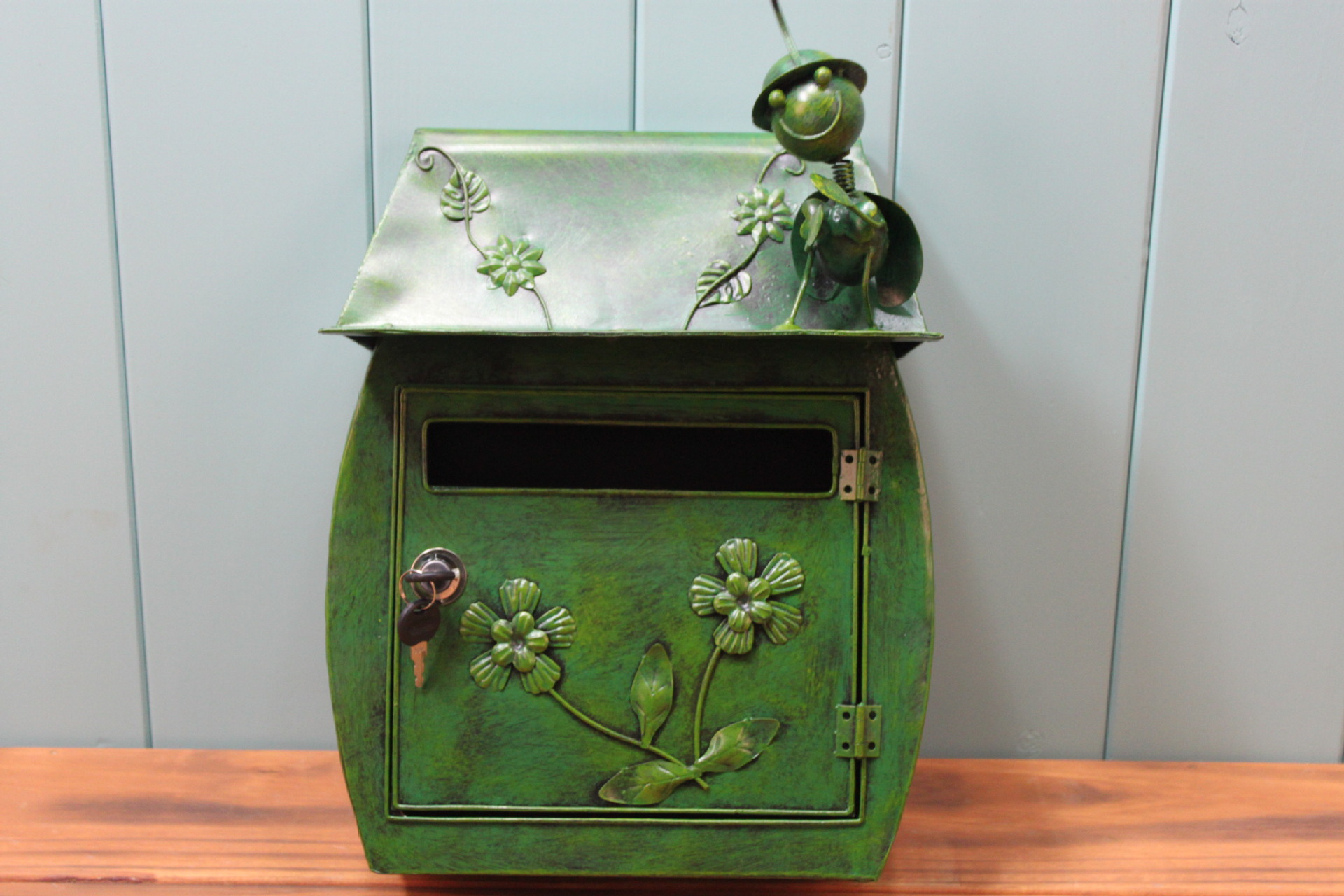 铁艺邮箱金属壁挂信报箱复古手工创意信箱家居园艺装饰工艺品厂家