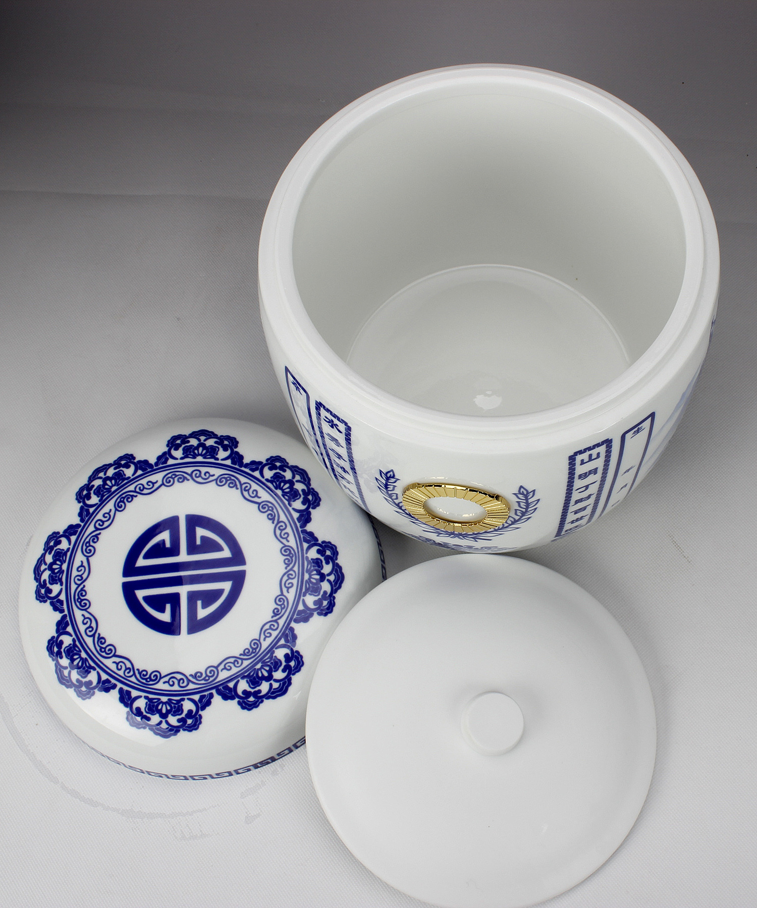 陶瓷骨灰盒 骨灰坛 骨灰盅 骨灰罐 青花瓷骨灰盒 釉下彩