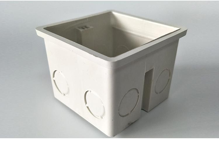 pvc接线盒方盒86型接线盒室内开关插座接线盒预埋暗装方形盒厂家