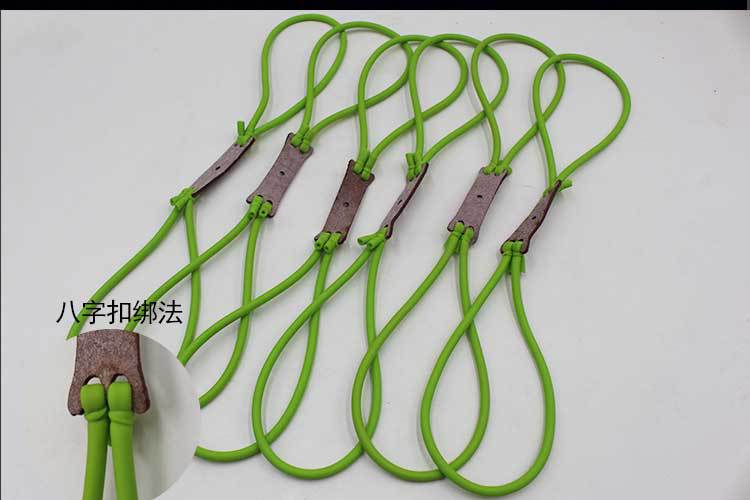 1745传统皮筋组 八字扣绑法弹弓用乳胶管皮筋回弹耐磨弹力绳