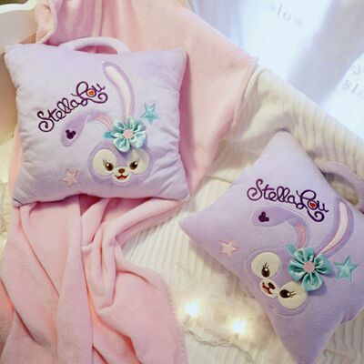 stella lou史黛拉兔子抱枕带毯子芭蕾兔卡通暖手抱枕毯子三用靠垫