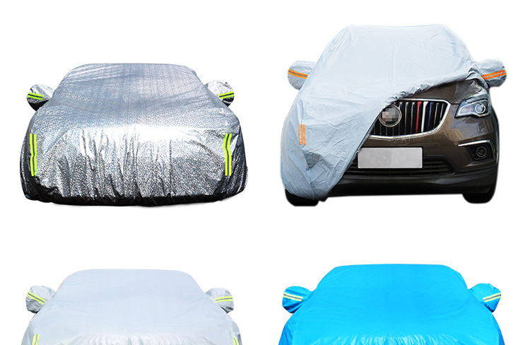 厂家汽车防雨罩定制logo 防晒隔热铝膜车罩汽车车衣罩