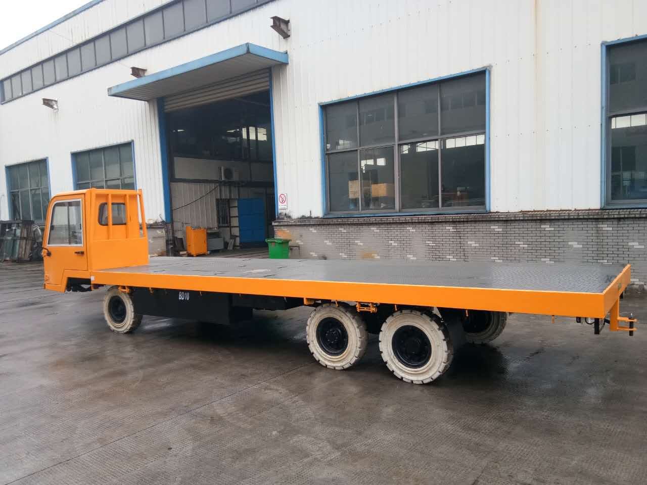 利凯士得载重10吨的电动平板货车厂区电动车长度10米的电瓶车