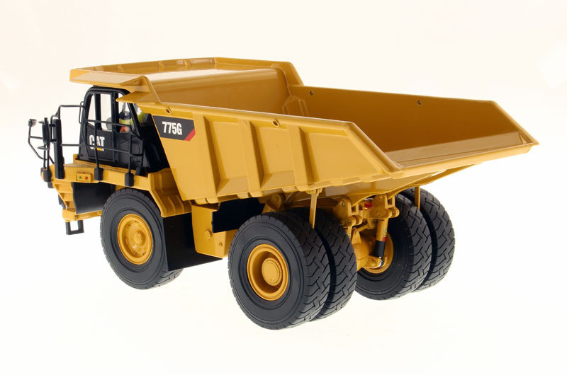 dm卡特工程车cat 1:50 775g truck 越野载重车模型 矿山车 85909