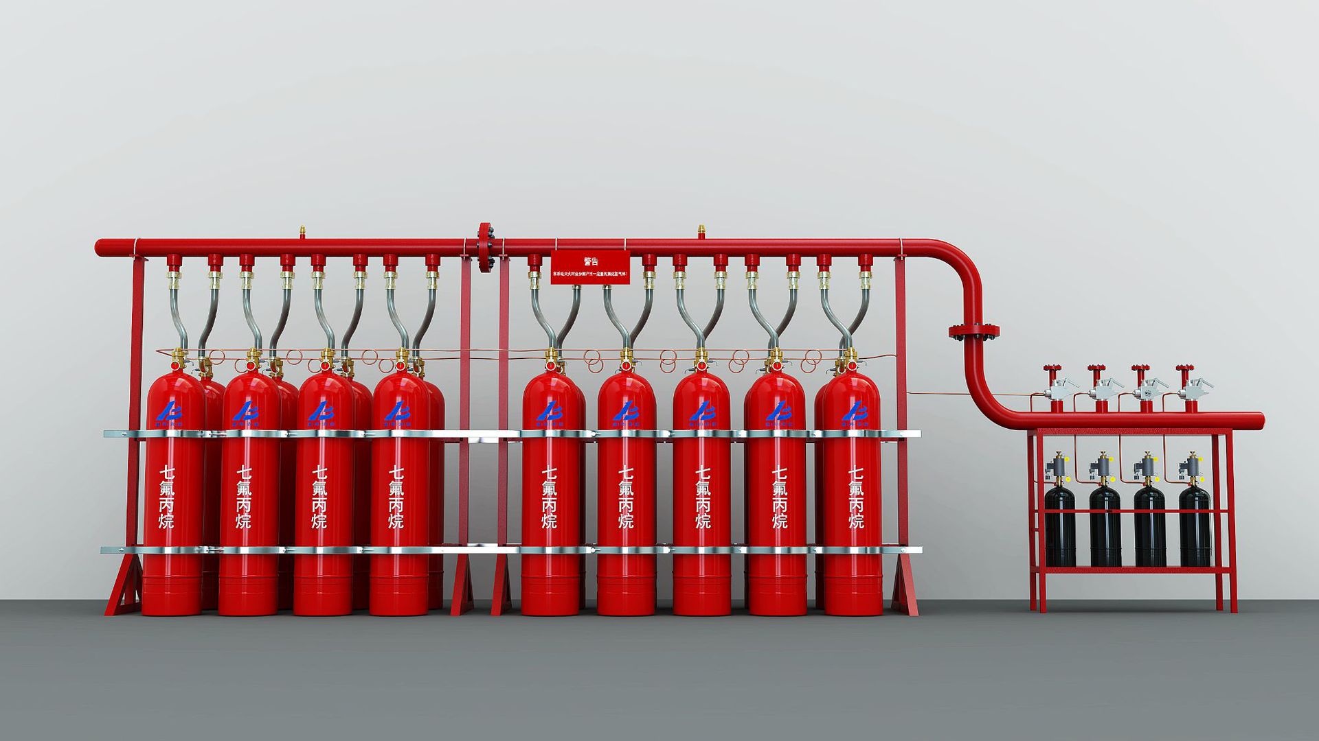 七氟丙烷灭火装置_5.6mpa管网式七氟丙烷灭火装置 七氟丙烷灭火系统 -