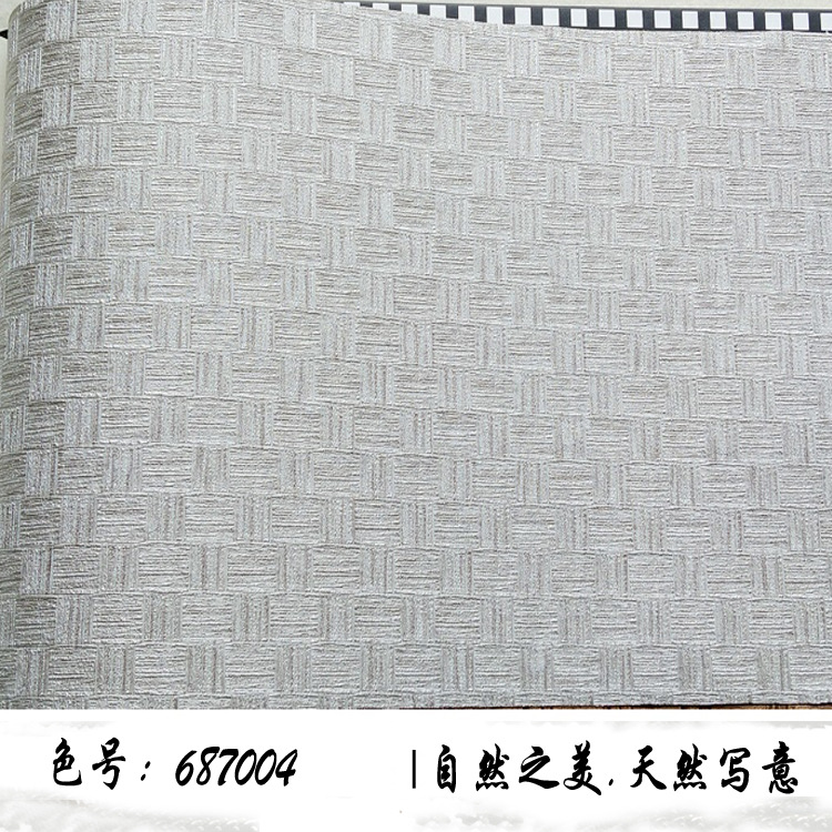 3D Chinese Retro Imitation Straw Bamboo Pattern Wallpaper Straw Mat Bamboo Mat Bamboo Classical Restaurant and Tea House Engineering Wallpaper