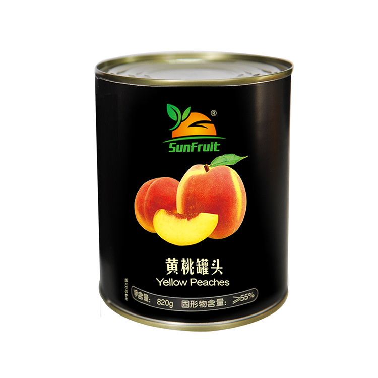 黄桃820g铁罐单