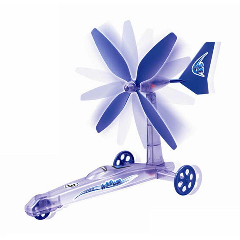 新阳光 diy风能动力车 科普益智拼装模型 亲子玩具