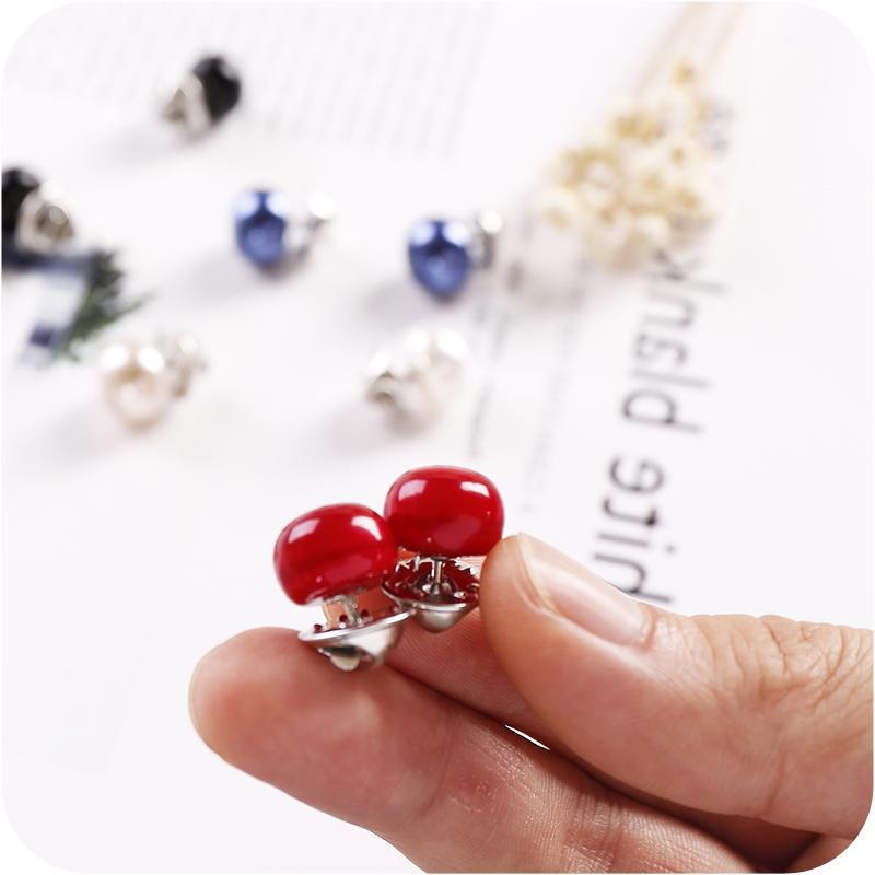 Korean Style New Clothing Elegant Color Pearl Brooch Clinch Diy Neckline Cardigan Shawl Personality Brooch