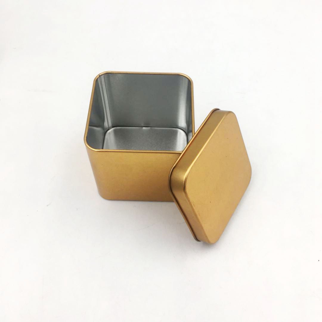 5cm正方形铁盒 彩色方形铁罐 马口铁盒 现货供应包装盒