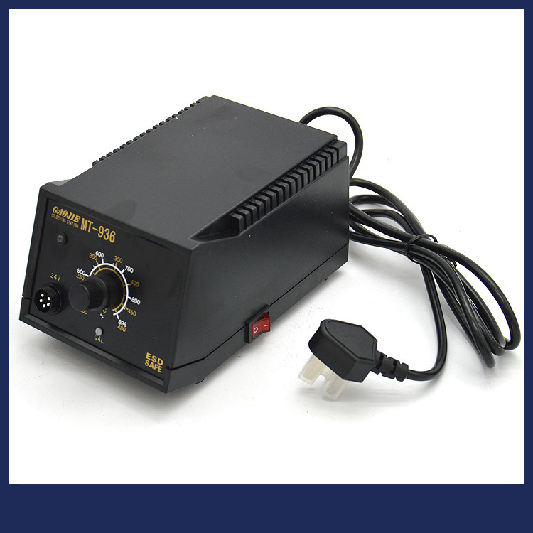 广州黄花mt936焊台可调恒温电烙铁焊台75w无铅环保恒温焊台烙铁架