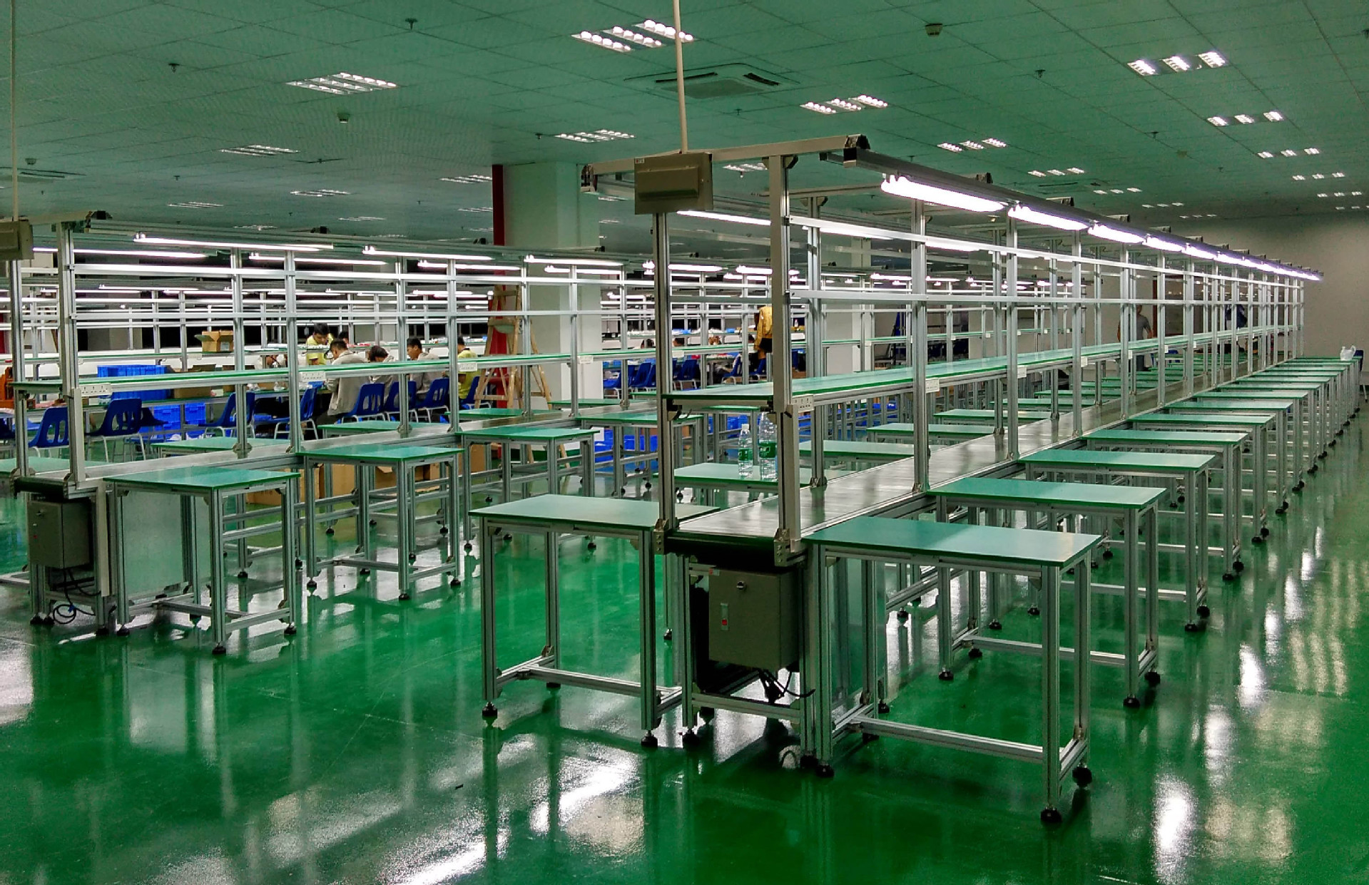 订做电子电器生产流水线电子装配生产输送线自动化输送皮带流水线