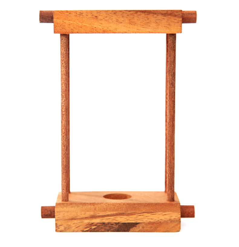 澳洲芒果林桌游 酒鬼锁 儿童玩具泰国手工制作实木收藏礼品