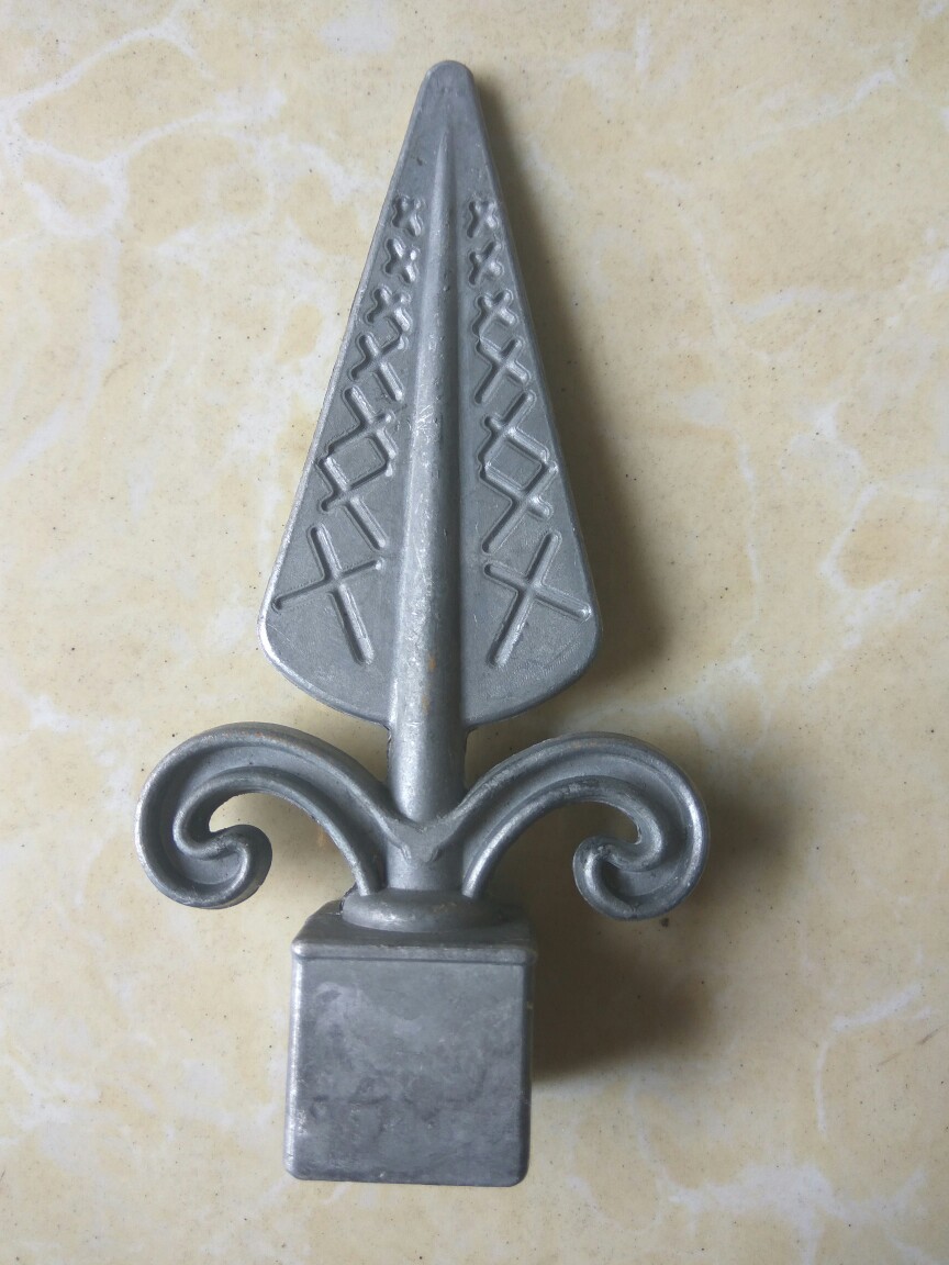 铸铝矛尖,枪尖,铝艺枪头,护栏配件