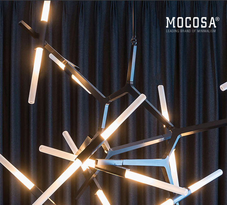 北欧灯具艺术树枝餐厅吊灯客厅灯创意后现代树杈灯人字叉吊灯批发