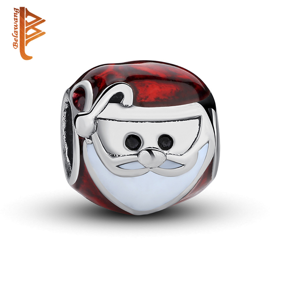 欧美新款滴油红丝礼物盒手链配件圣诞节大孔珠散珠belawang